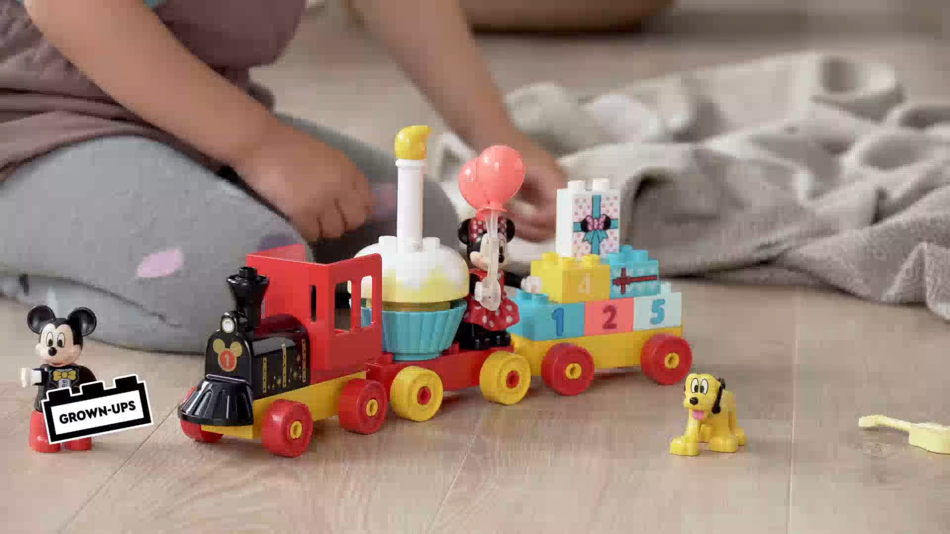 LEGO DUPLO ǀ Disney Mickey & Minnie Birthday Train 10941 Building Toy (22 Pieces) Building Toys For Toddlers Disney Toys Building Blocks Disney Princess Toys Train Toy