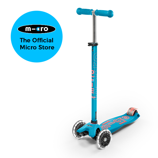 Micro Scooter Maxi Deluxe LED (Non-Folding) Assorted Colours