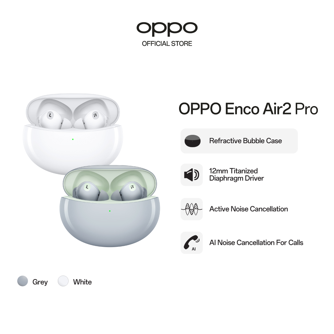 OPPO Enco Air2 Pro | Up to 28 Hours of Listening Time | Active Noise Cancellation | Diving into the Scene