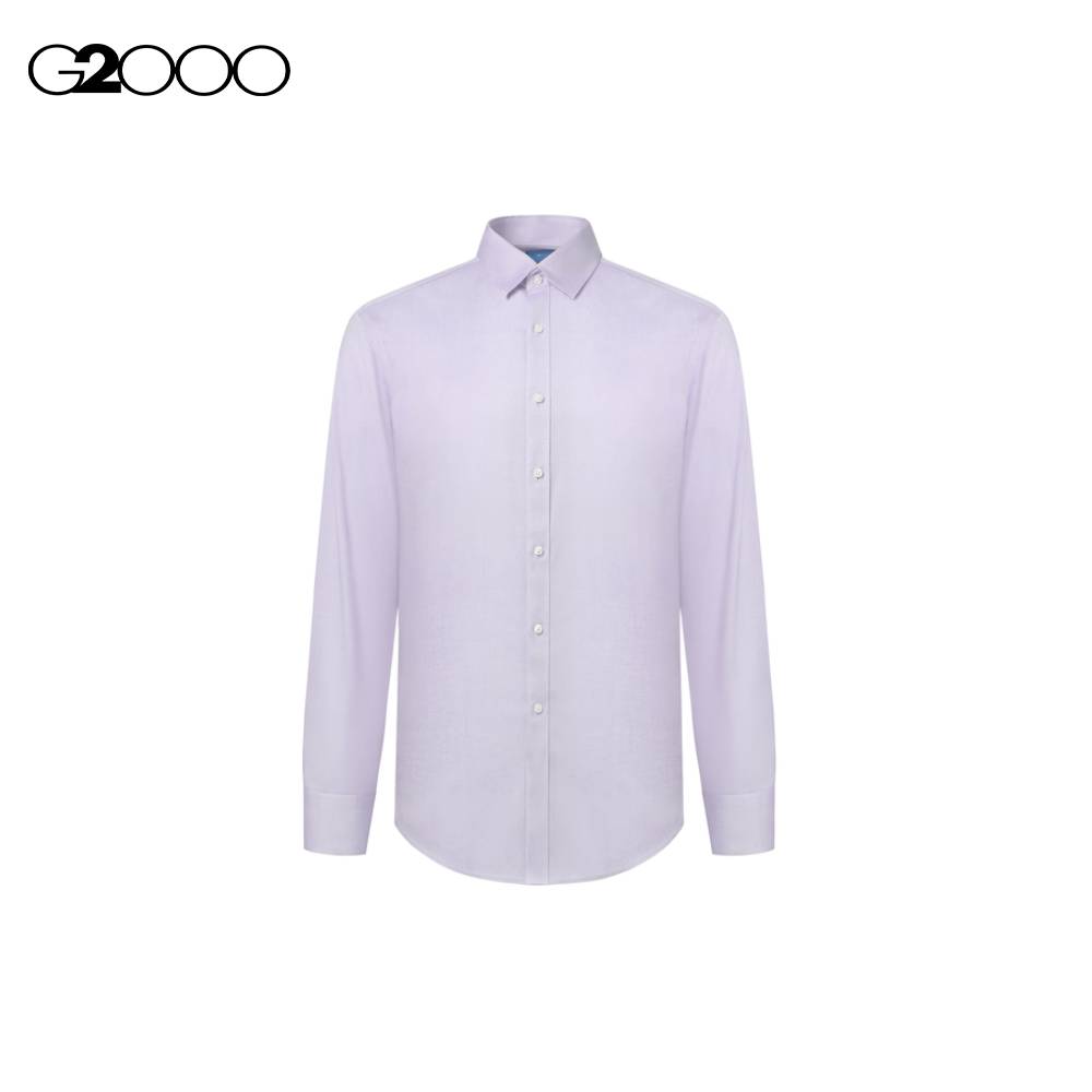 G2000 Men Nicolas Non-Iron Cotton Stretch Long Sleeve Woven Shirt